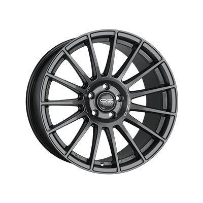 OZ Racing SUPERTURISMO DAKAR MATT GRAPHITE SILVER LETTERING - 20x10 - 5x112 - CB: 66.6 - ET19