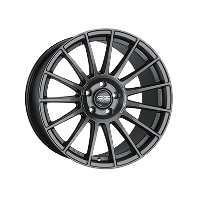 OZ Racing SUPERTURISMO DAKAR MATT GRAPHITE SILVER LETTERING - 20x10 - 5x112 - CB: 79 - ET43