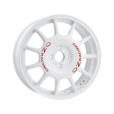 OZ Racing LEGGENDA RACE WHITE RED LETTERING - 17x7 - 4x100 - CB: 68 - ET30