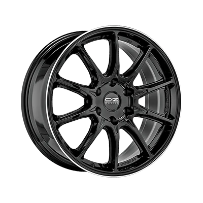 OZ Racing HYPER XT HLT OFFROAD GLOSS BLACK+DIAMOND LIP - 20x9 - 6x114.3 - CB: 66.1 - ET38