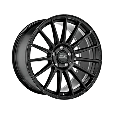 OZ Racing SUPERTURISMO DAKAR MATT BLACK SILVER LETTERING - 22x9.5 - 5x108 - CB: 75 - ET40