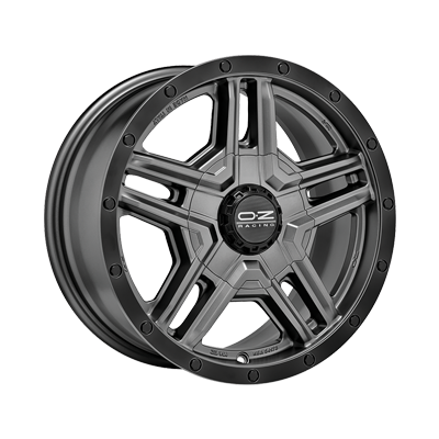 OZ Racing RALLY ADVENTURE MATT GRAPHITE / BLACK LIP - 17x8 - 5x108 - CB: 75 - ET35