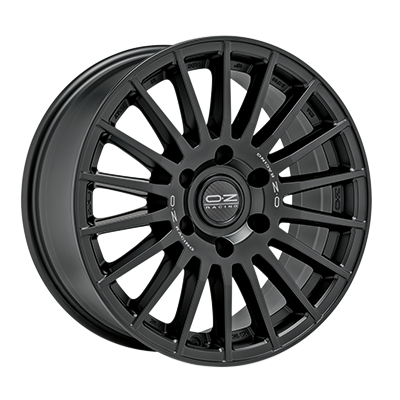 OZ Racing RALLY DESERT MATT BLACK SILVER LETTERING - 18x8 - 5x112 - CB: 79 - ET45