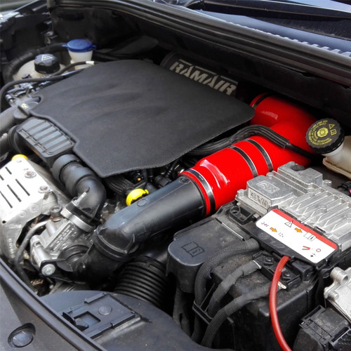 Ramair Performance Foam Induction Kit for 1.2 THP & VTI Citroen & Peugeot - Red Hose