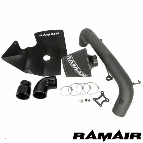 Ramair Performance Foam Induction Kit for 2.3 Ecoboost MK3 Ford Focus RS - Black Hose