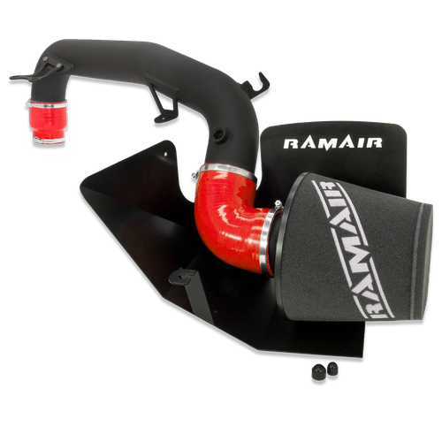 Ramair Performance Foam Induction Kit for 2.3 Ecoboost MK3 Ford Focus RS - Red Hose