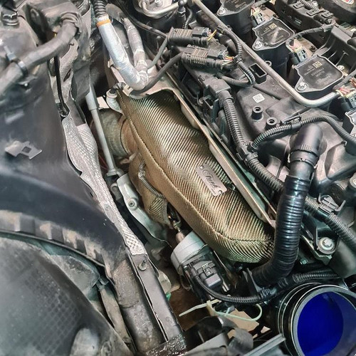 BMW 340i Turbo Blanket B58 engine - Titanium
