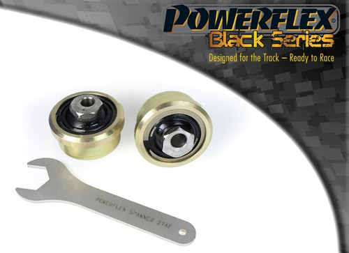 Front Wishbone Rear Bush Caster Adjustable - 2 x PFF19-2202GBLK