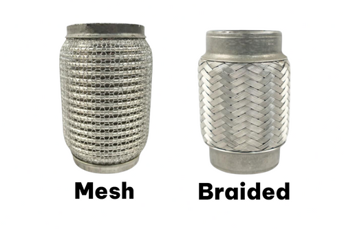 2.5" x 4" Universal Stainless Exhaust Flexi