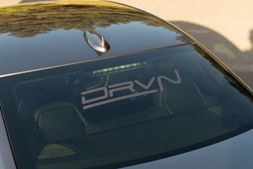 DRVN by Darkside Matt Grey Metallic Sticker (21.5" External)