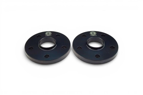 Pair of 5x108 PCD 63.4 CB Hubcentric 10mm Wheel Spacers (Black)