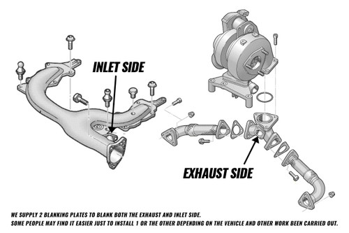 EGR Blanking Kit for Early 2.7 / 3.0 TDI Engines EGR Blanking Kit for Early 2.7 / 3.0 TDI Engines