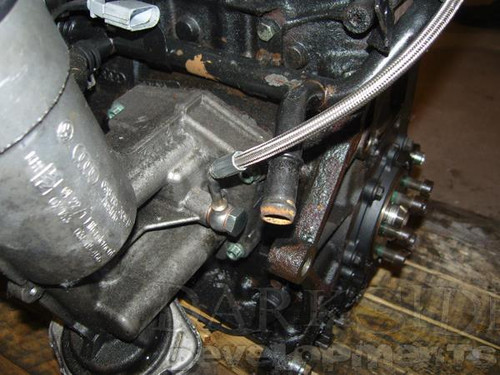 Darkside Braided Oil Feed Line for 1.9 and 2.0 TDI Darkside Braided Oil Feed Line for 1.9 and 2.0 TDI