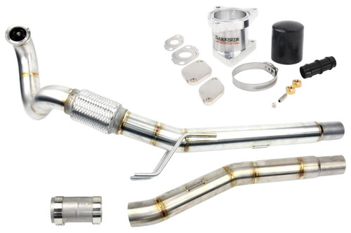 Darkside 3" / 2.5" Stainless DPF Delete & EGR Delete Kit for CJAA US Spec