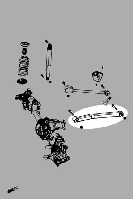 Hardrace Front Lower Arm Jeep Gladiator, Wrangler, Wrangler unlimited
