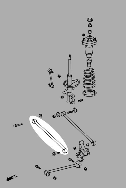 Hardrace Rear Lateral Front Arm Lexus RX