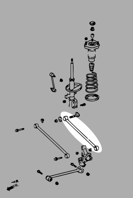 Hardrace Rear Lateral Rear Arm Lexus RX