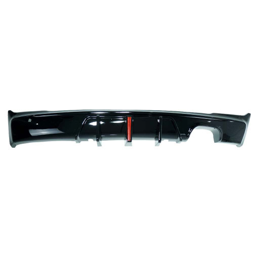 BMW F22/F23 2 SERIES 2014-2020 GLOSS BLACK LED TWIN LEFT DIFFUSER
