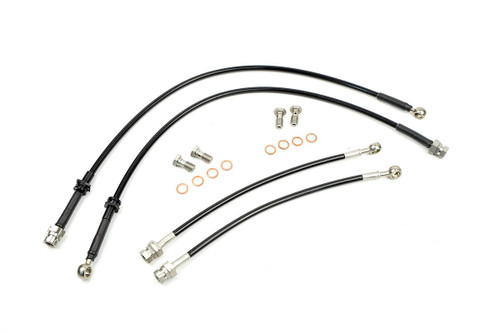VW Golf MK7 Braided Brake Line Kit WITHOUT Electronic Handbrake (excludes GTI / GTD / R)