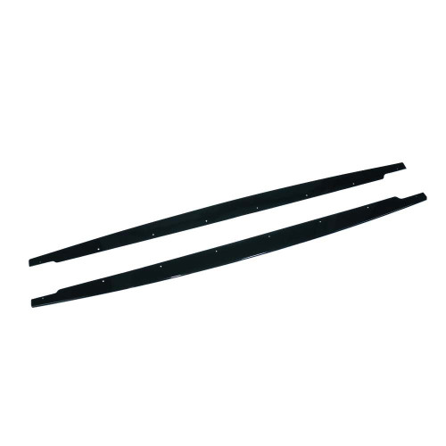 BMW 3 SERIES E90/E91 2004-2013 GLOSS BLACK SIDE SKIRTS - V2