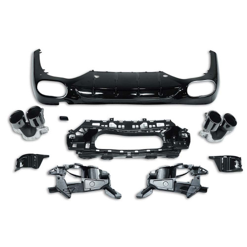 MERCEDES E-CLASS W214 2024+ DIFFUSER WITH TIPS