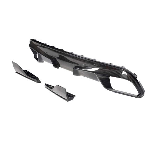 BMW F95 X5M PRE-LCI 2020-2023 CARBON FIBRE DIFFUSER WITH CORNERS