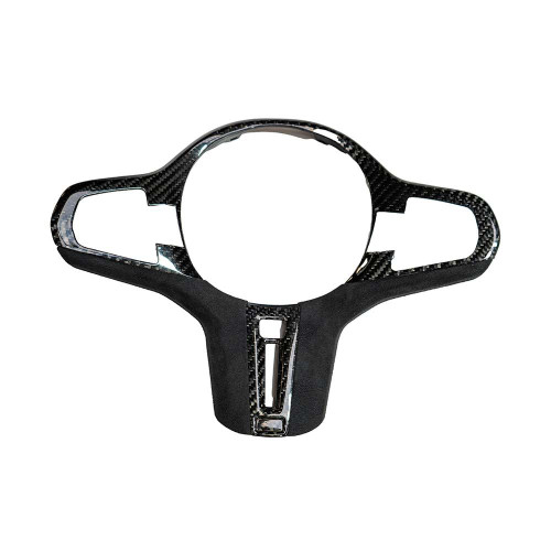 BMW GXX LCI CARBON FIBRE STEERING WHEEL TRIM - HEATING & ACC
