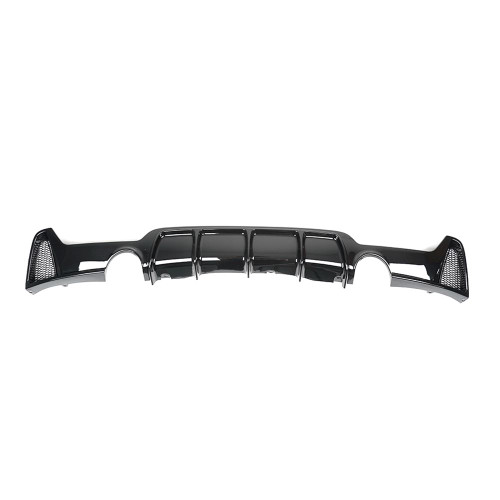 BMW 4 SERIES F32/F33/F36 GLOSS BLACK DUAL EXIT EXHAUST DIFFUSER - V2