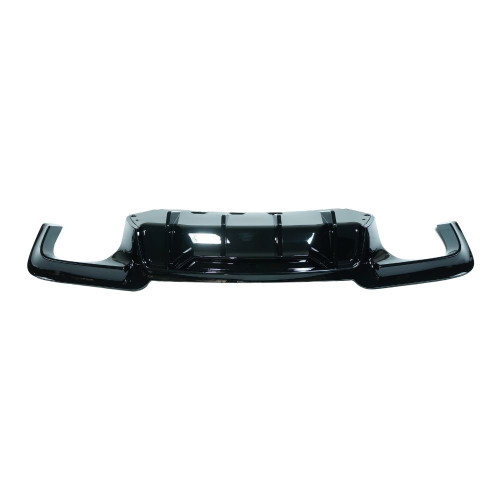 BMW 5 SERIES F10/F11 2011-2017 GLOSS BLACK DIFFUSER - QUAD TIP