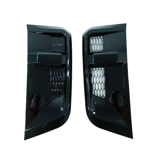 DEFENDER 90/110/130 L663 2020+ GLOSS BLACK WING/FENDER VENTS - V1