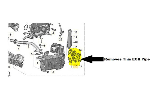 Volkswagen Crafter DAUA EGR Blanking Kit