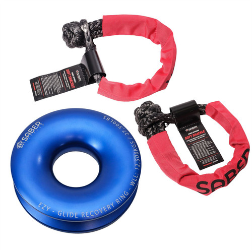 Saber Ezy-Glide Recovery Ring + Twin 18K Sheath Soft Shackles Kit Saber Ezy-Glide Recovery Ring + Twin 18K Sheath Soft Shackles Kit