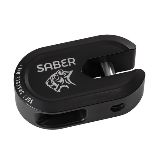 Saber 7075 Alloy Winch Shackle Short - Cerakote Black Saber 7075 Alloy Winch Shackle Short - Cerakote Black