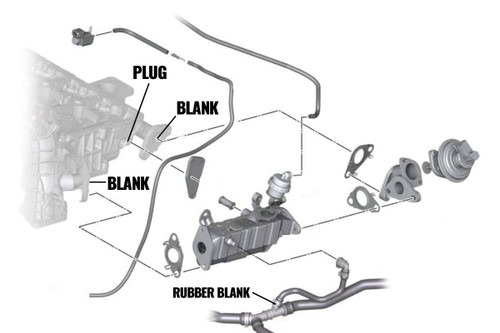 MINI N47N EGR and EGR Cooler Delete Kit - EGR Cooler 11717823319