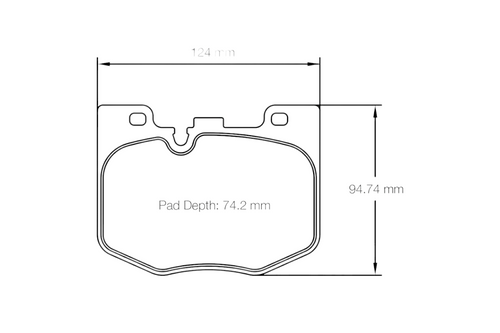 Pagid RSL29 Front Brake Pads for G Series BMW / Toyota Supra A90