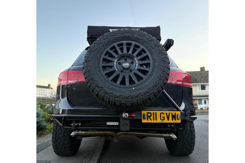 Touareg 7P Darkside Tubular Rear Bumper with Hitch Receiver