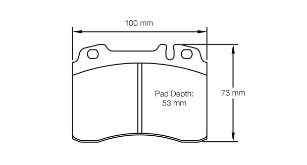 Pagid S1291 RSH 29E Front Brake Pads for Mercedes 200-300 / 250-280 / 280-450 - S1291H29E01