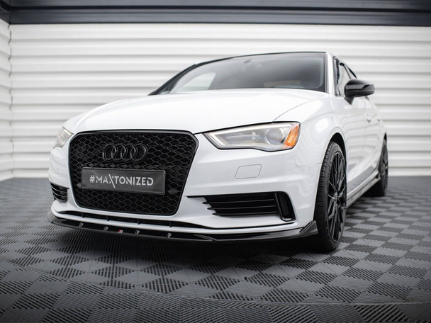Maxton Front Splitter V.1 Audi A3 Sedan 8V