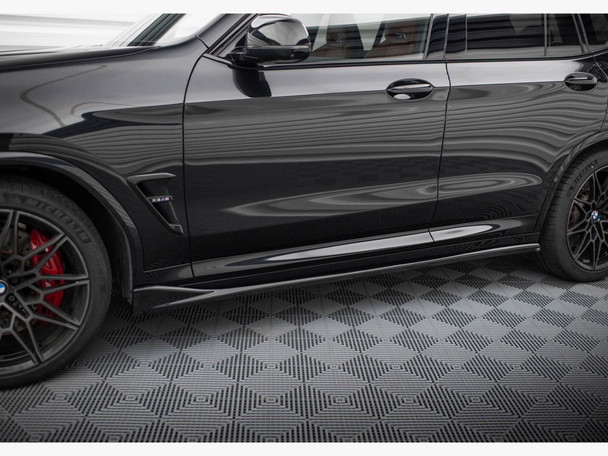 Maxton Side Skirts Diffusers BMW X3 M F97 / F97 Facelift