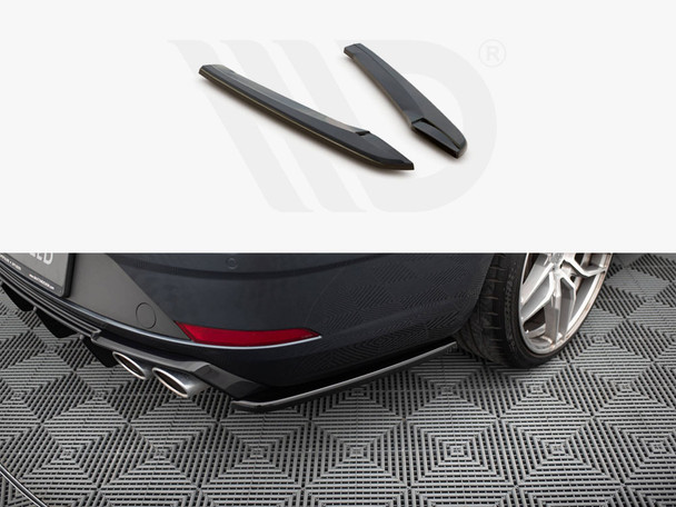 Maxton Rear Side Splitters V.2 Seat Leon Cupra Mk3 FL Sportstourer