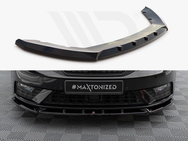 Maxton Front Splitter V.1 Seat Leon Mk3 Facelift