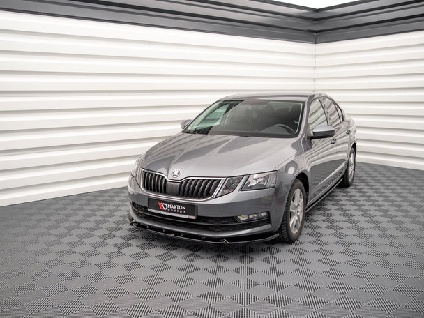 Maxton Front Splitter V.1 Skoda Octavia MK3 Facelift (2016-2020)