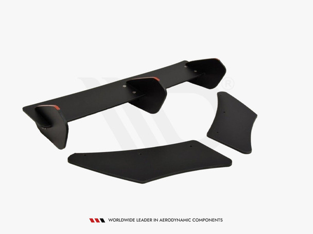 Maxton Rear Diffuser &amp; Rear Side Splitters VW Golf R Mk7 Hatchback
