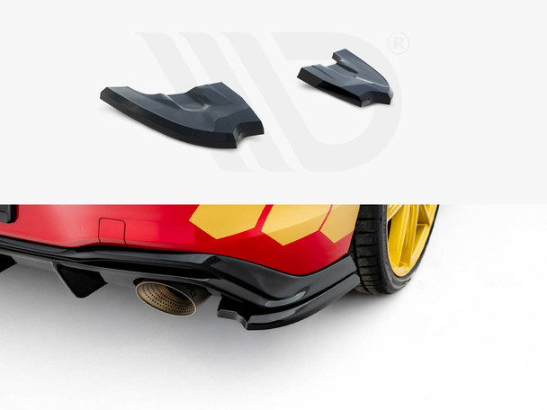 Maxton Rear Side Splitters V.4 Volkswagen Golf GTI Clubsport Mk8 Facelift