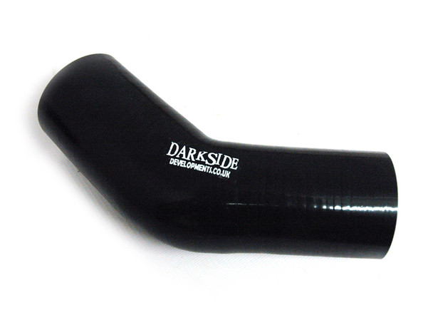 Darkside 57-51mm (2.25" - 2.0") Reducing 45 Degree Elbow Silicone Boost Hose