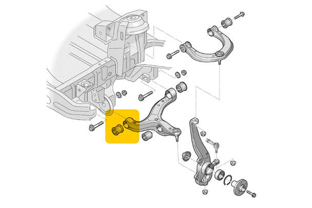 SuperPro Amarok Control Arm Lower-Front Bush Kit