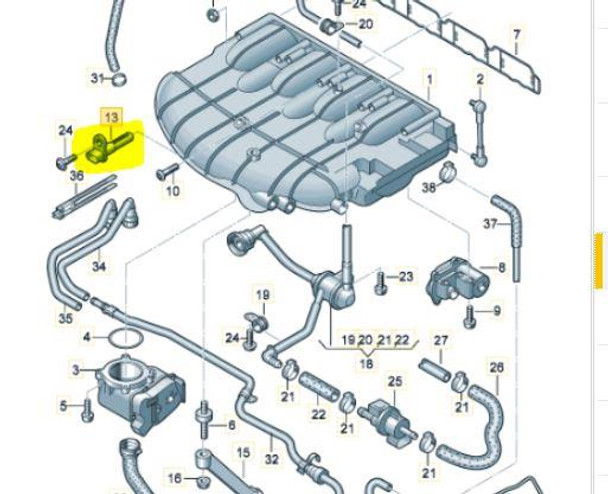 Intake Air Temperature Sensor for VAG Petrol & Diesel Engines