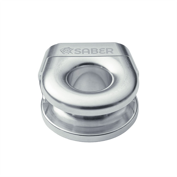 6061 Aluminium Spliced Winch Thimble UPDATED DESIGN  - Polished Alloy