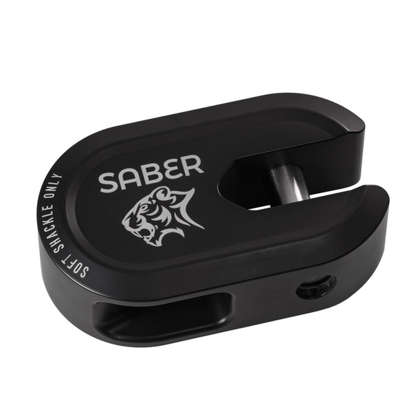 Saber 7075 Alloy Winch Shackle Short - Cerakote Black