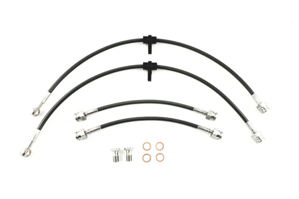 VW Mk4 Polo / Ibiza and Mk1 Fabia Front and Rear Braided Brake Line Kit